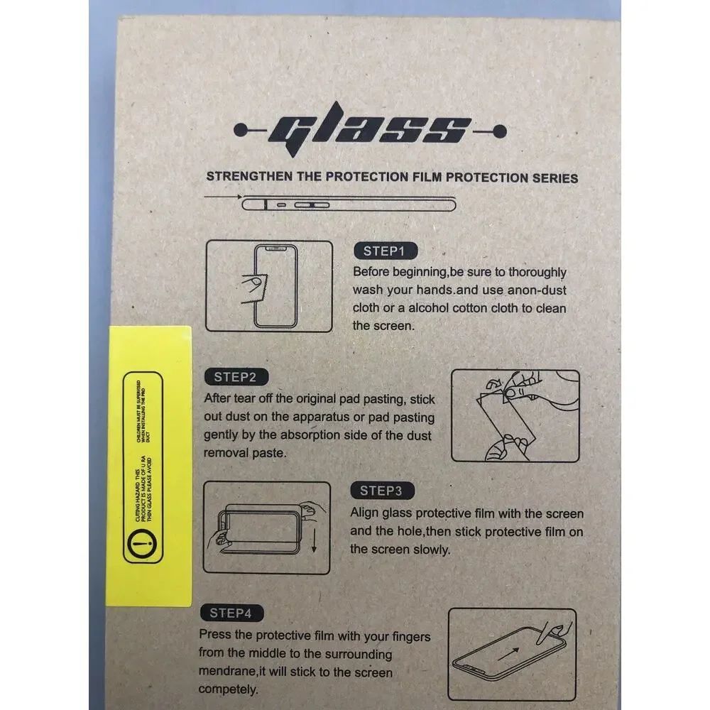 For iPhone 14 Pro Max Tempered Glass Screen Camera Protector & 1 Clear Case READ
